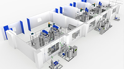 Automatic gelatin solution and batching system